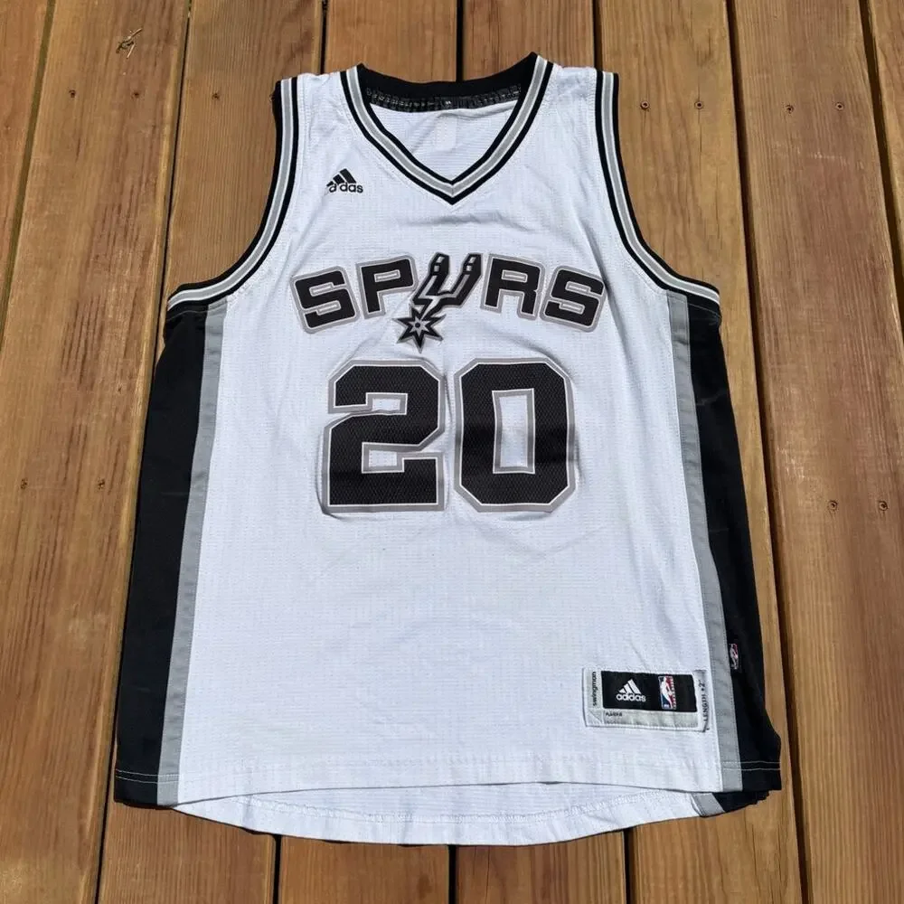 Adidas Manu Ginobili San Antonio Spurs NBA Jersey size Medium